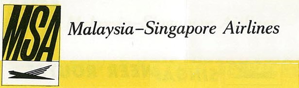 MSA-Malaysia Singapore Airlines